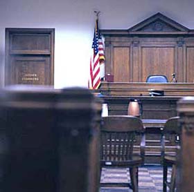 Sala de un tribunal
