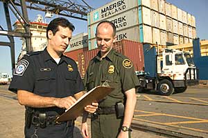 Customs inspectors